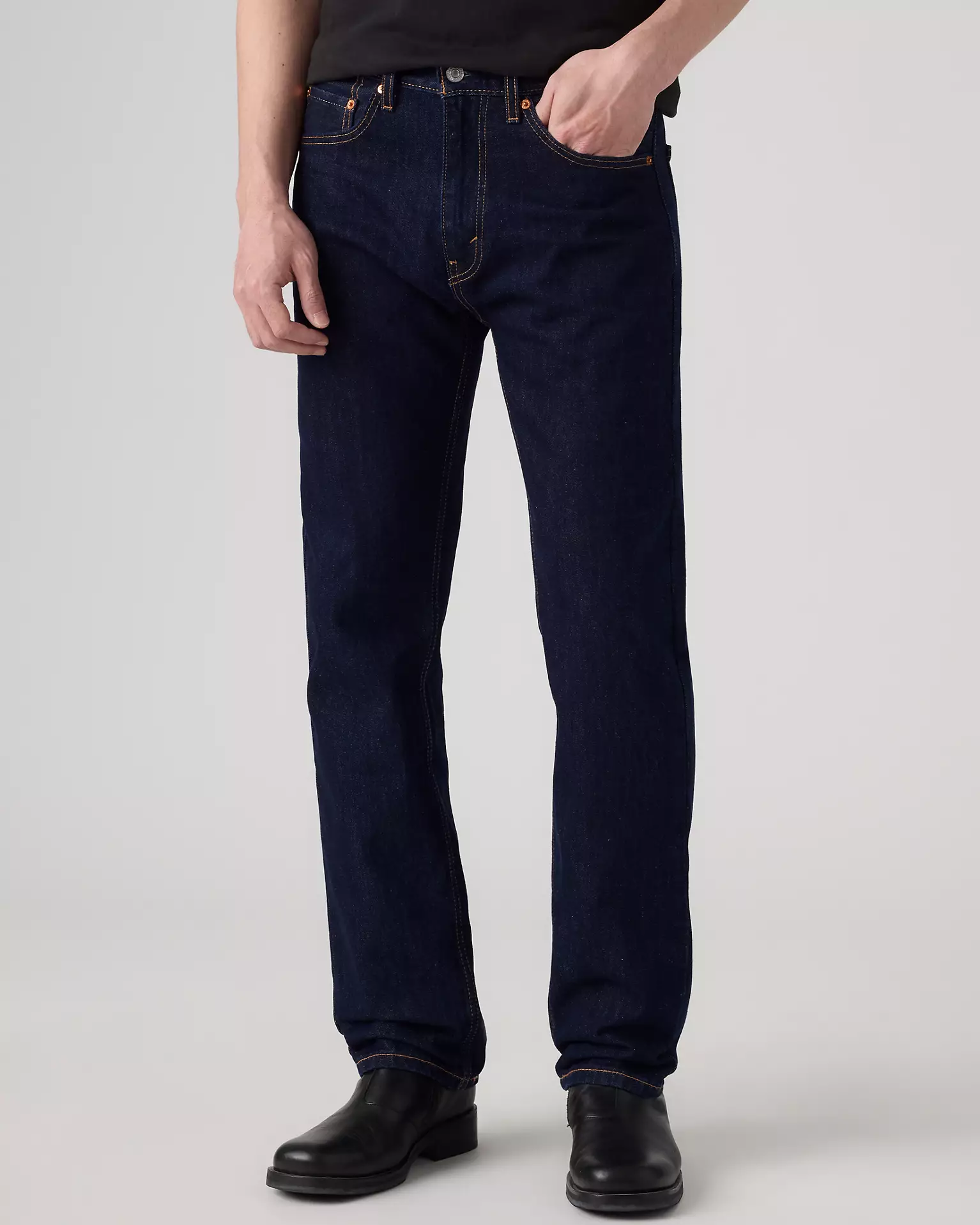 Levi’s 505 Regular Fit Men’s Jeans front standing view