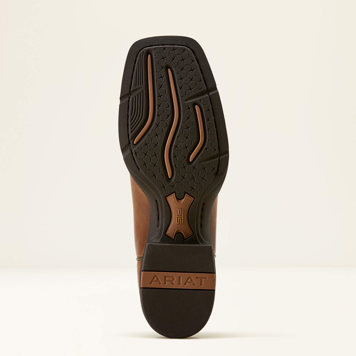 Ariat Round Up Remuda Wide Square Toe Western Boot outsole view