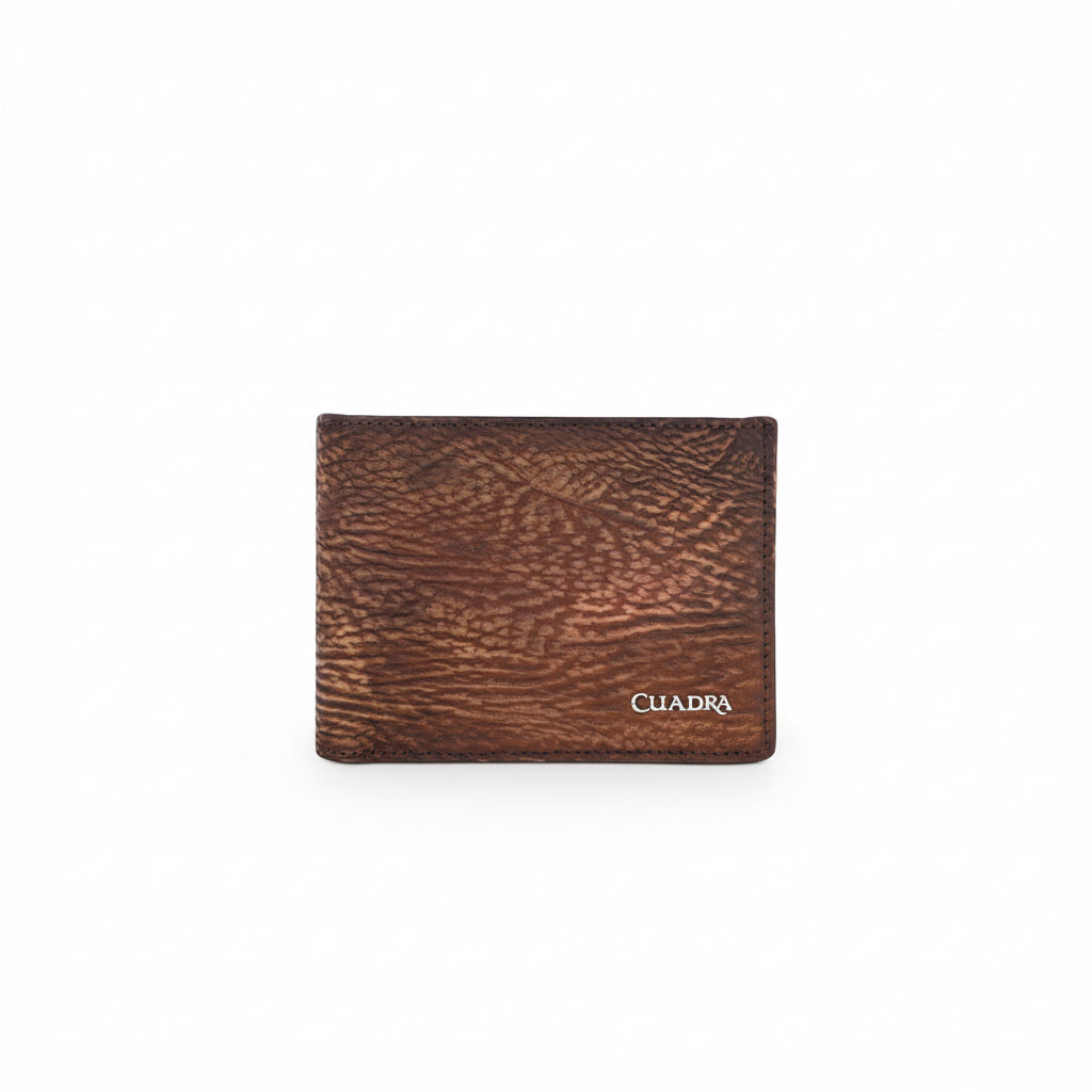 Cartera de cuero genuino de tiburón