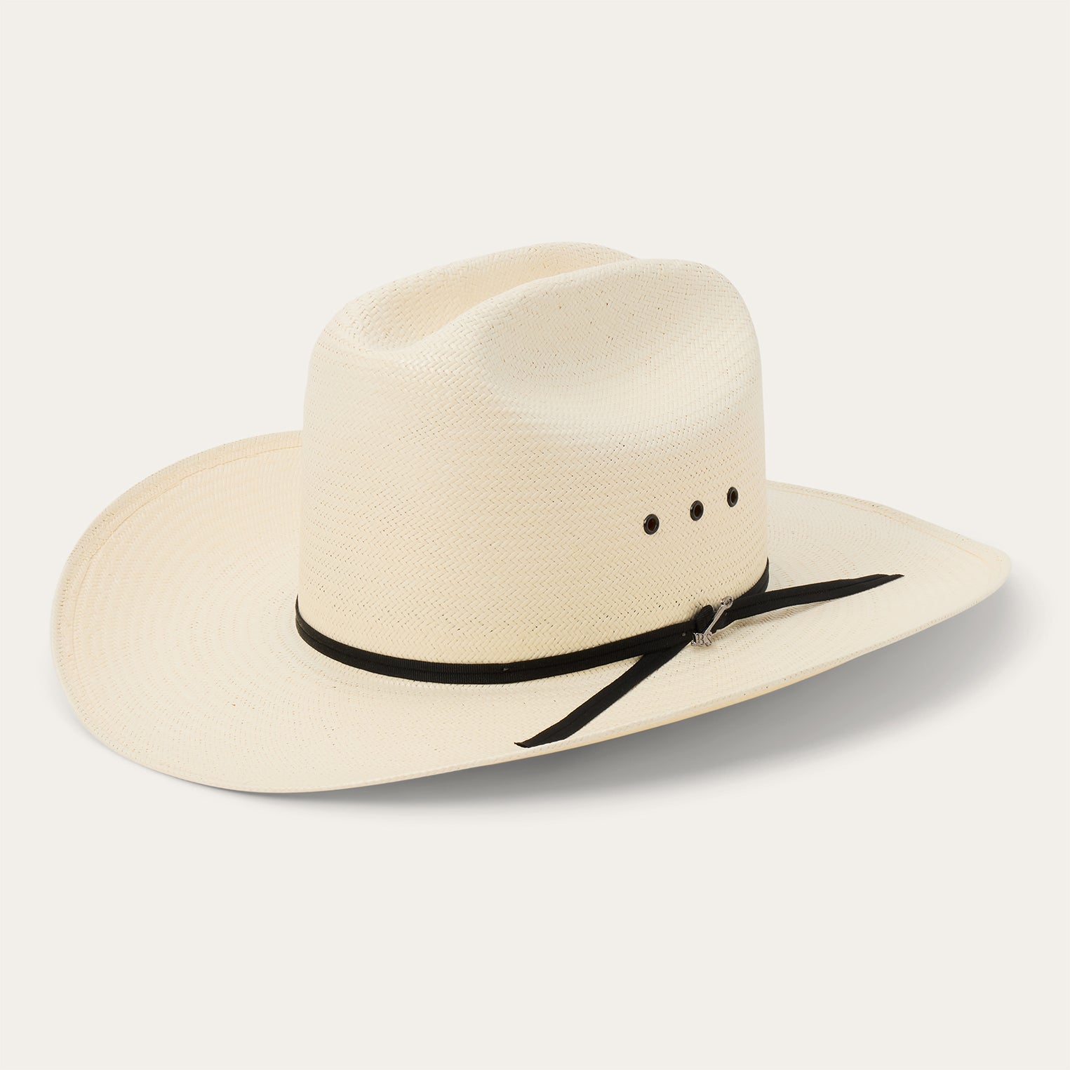 Stetson Rancher 10X 81 Straw Hat front angle view