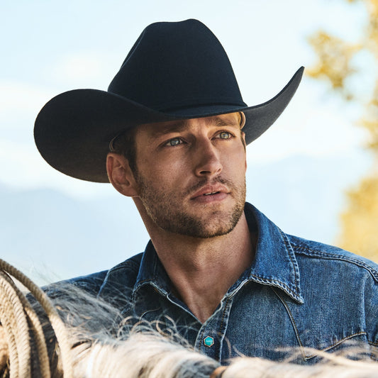 Corral 4X Black Cowboy Hat
