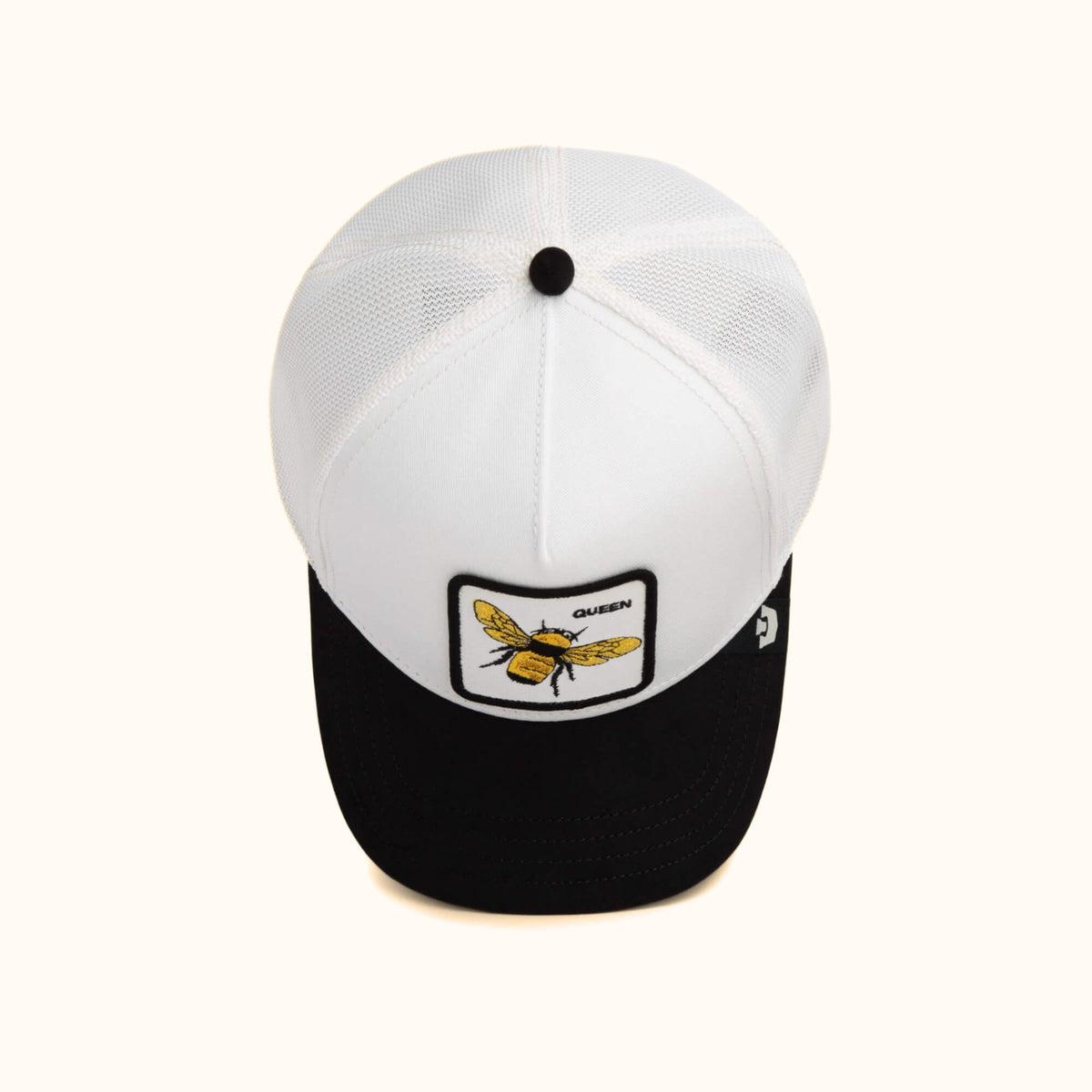 Goorin Bros. Suede Bee Trucker Hat top view