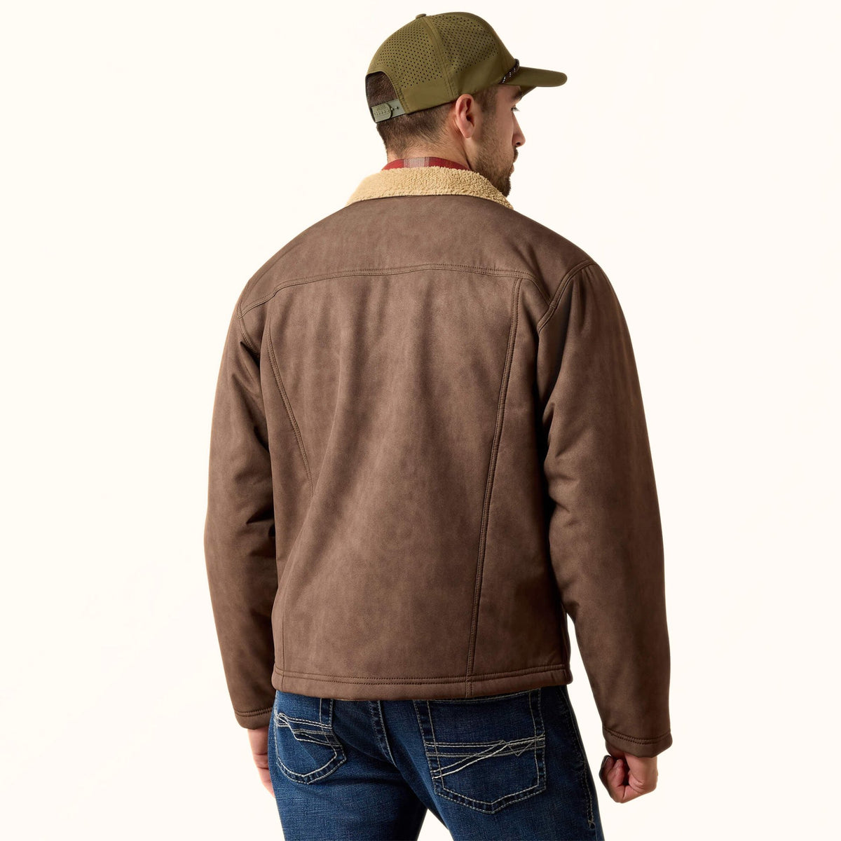 Ariat Vernon Sherpa 2.0 Jacket in brown back view