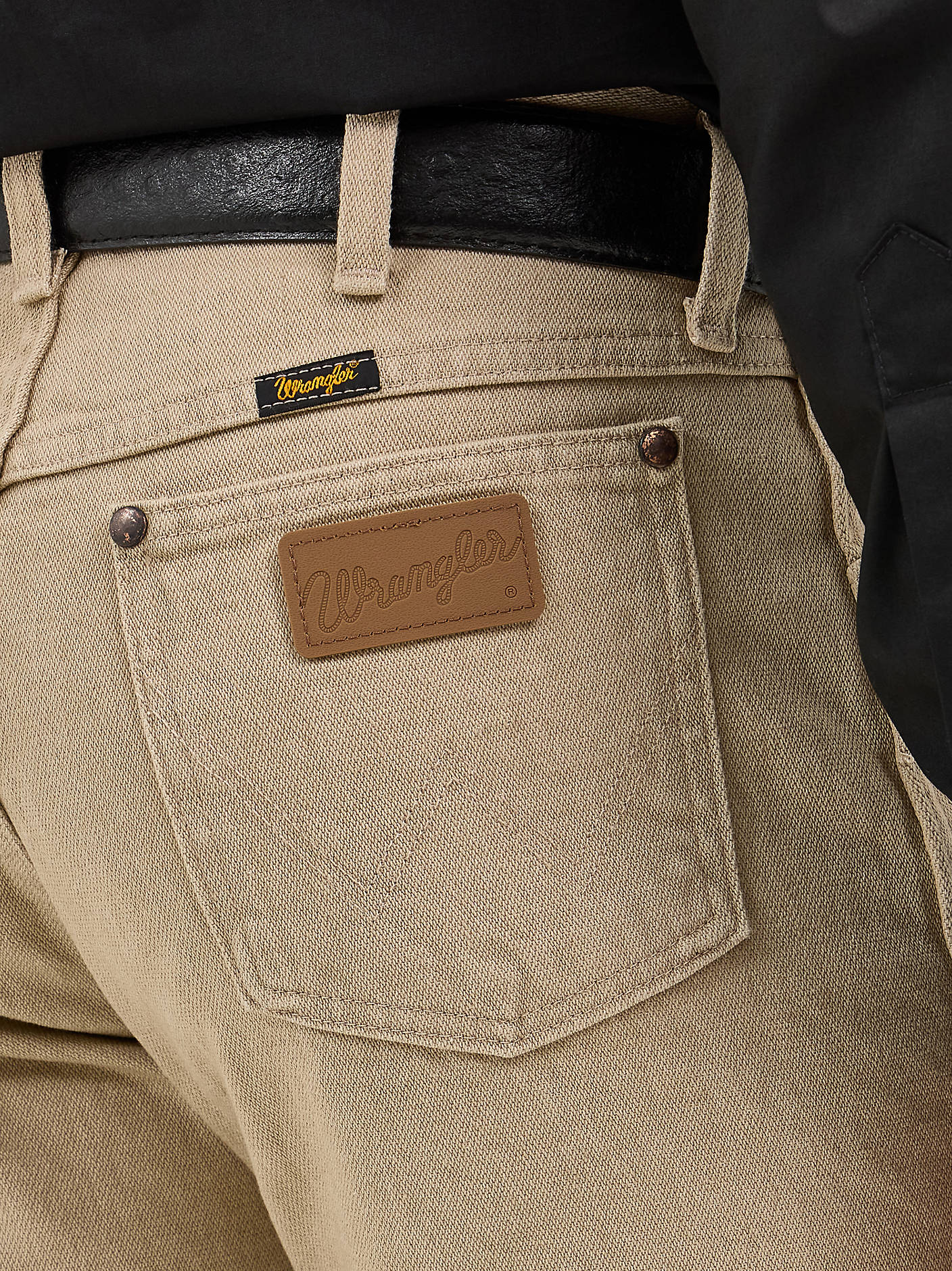 Wrangler Cowboy Cut original fit jeans back pocket detail