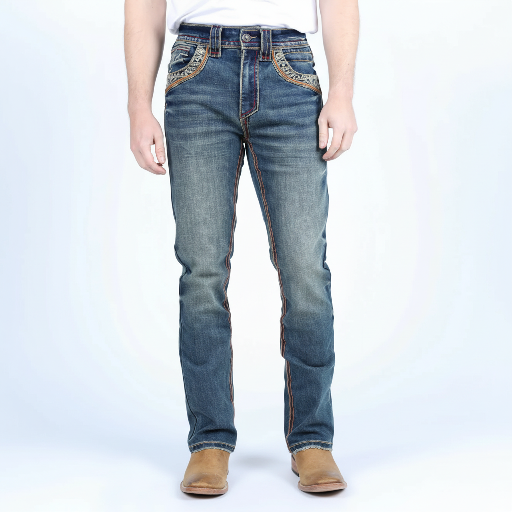 Jeans Holt Slim Boot Cut para Hombre