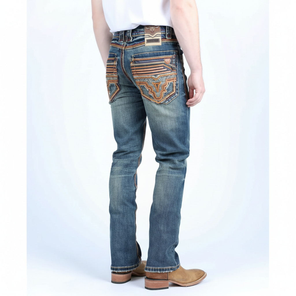 Jeans Holt Slim Boot Cut para Hombre