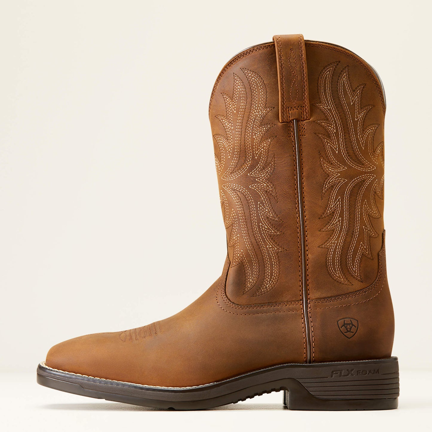 Ariat Ridgeback Brown Cowboy Boot side profile