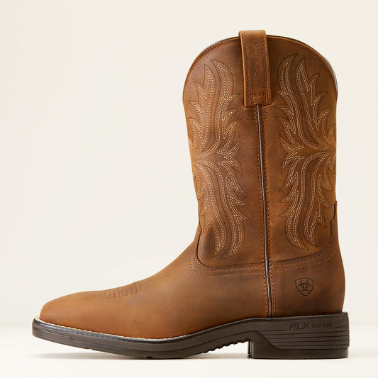 Ariat Ridgeback Brown Cowboy Boot side profile