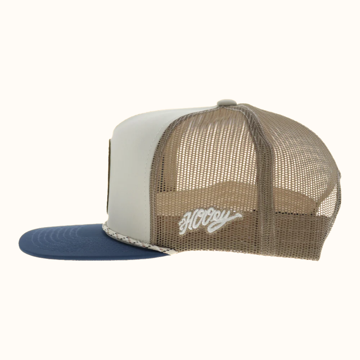 Hooey Spur Trucker Hat tan mesh back side view
