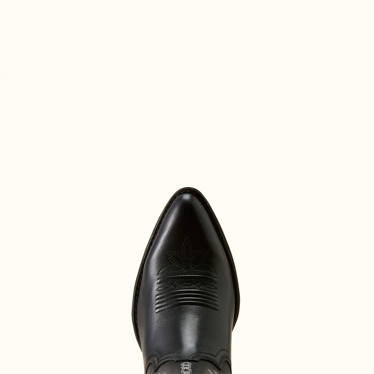 Ariat Heritage Blossom J Toe Western Boot in black toe view