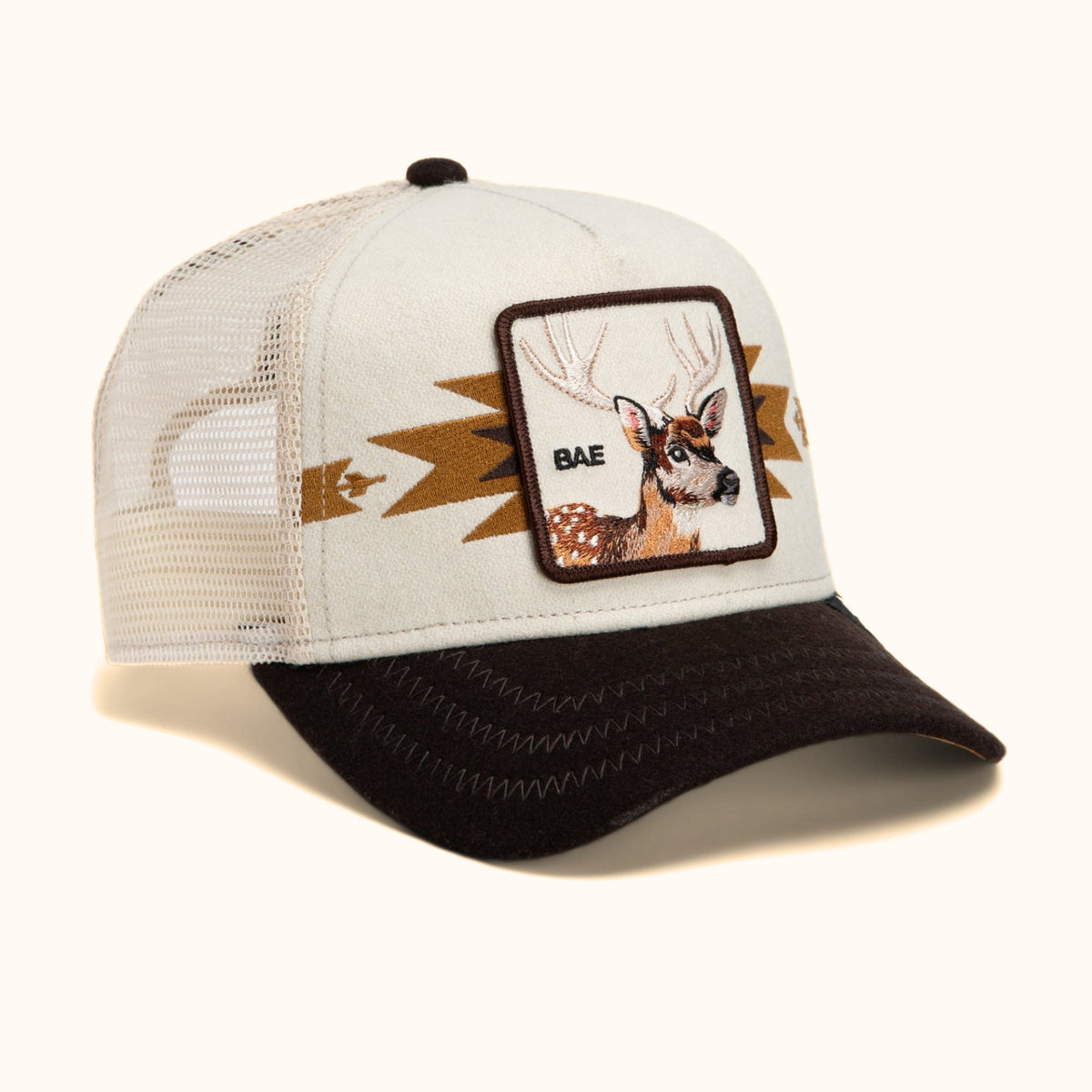 Goorin Bros. Canyon Bae trucker hat angle view
