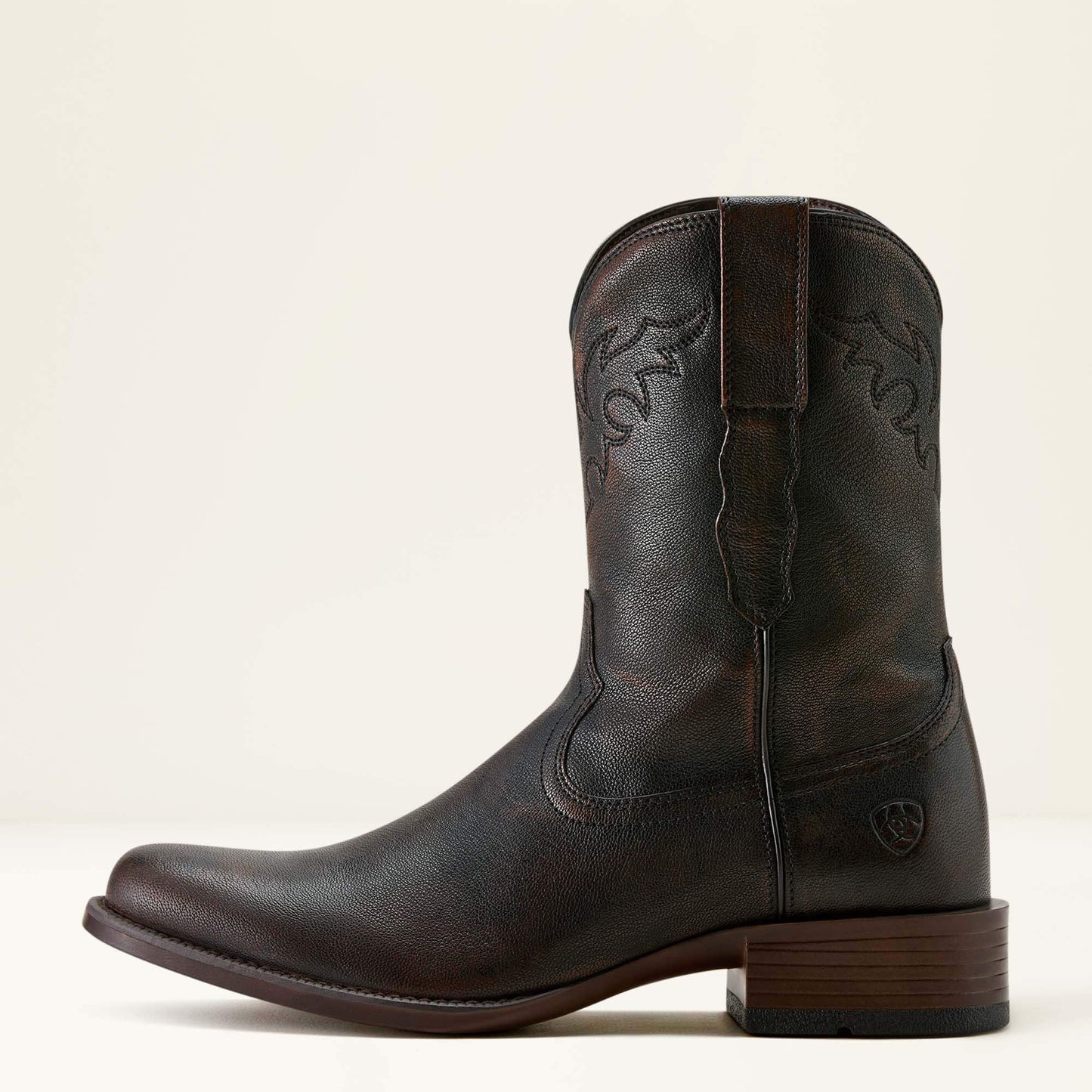 Side profile view of Ariat Sonoro Roper Toe Western Boot