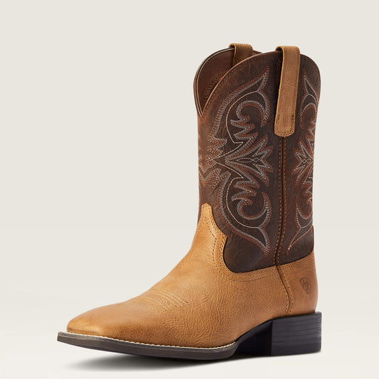 Sport Pardner Wide Square Toe Cowboy Boot