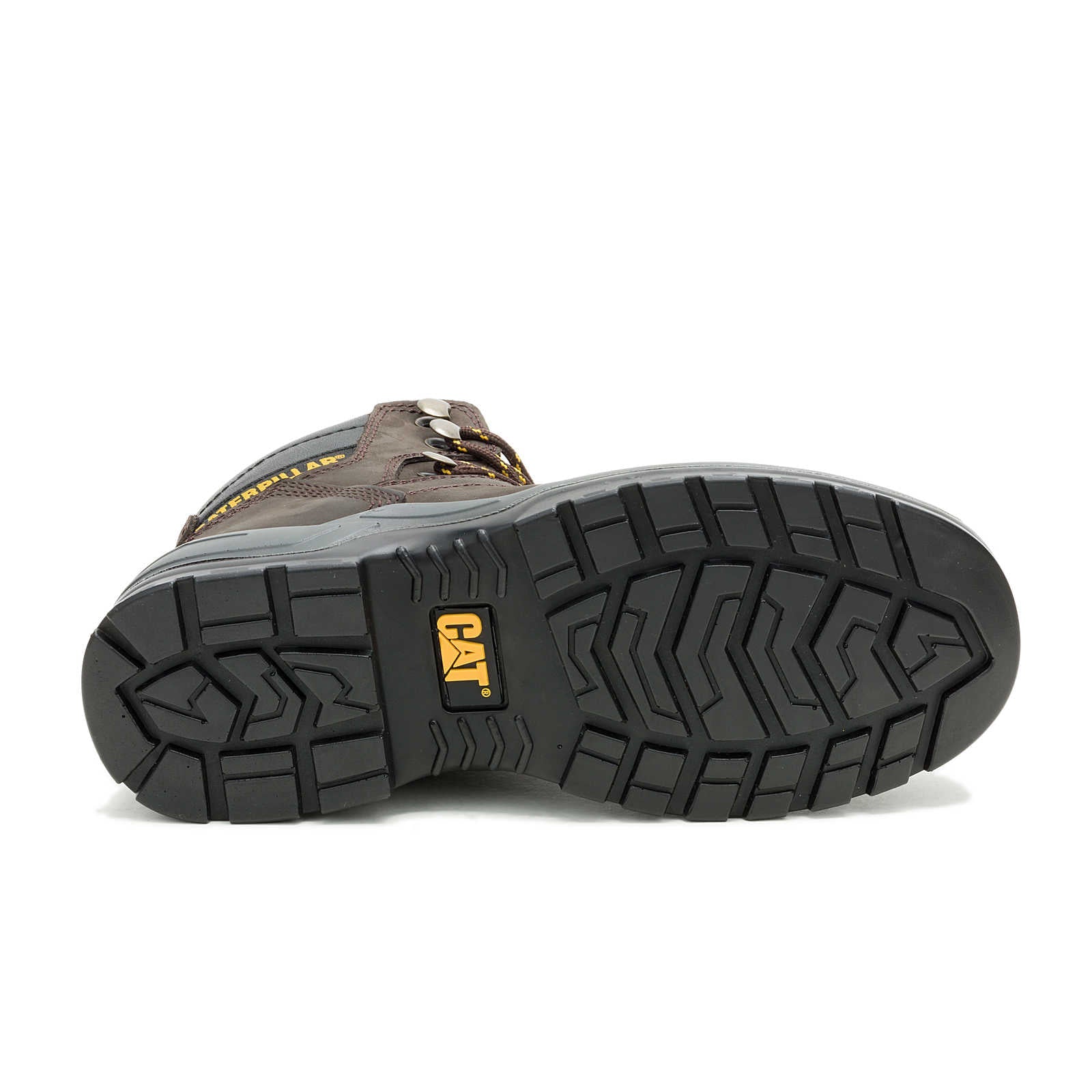 CAT Steel Toe Work Boot outsole detail
