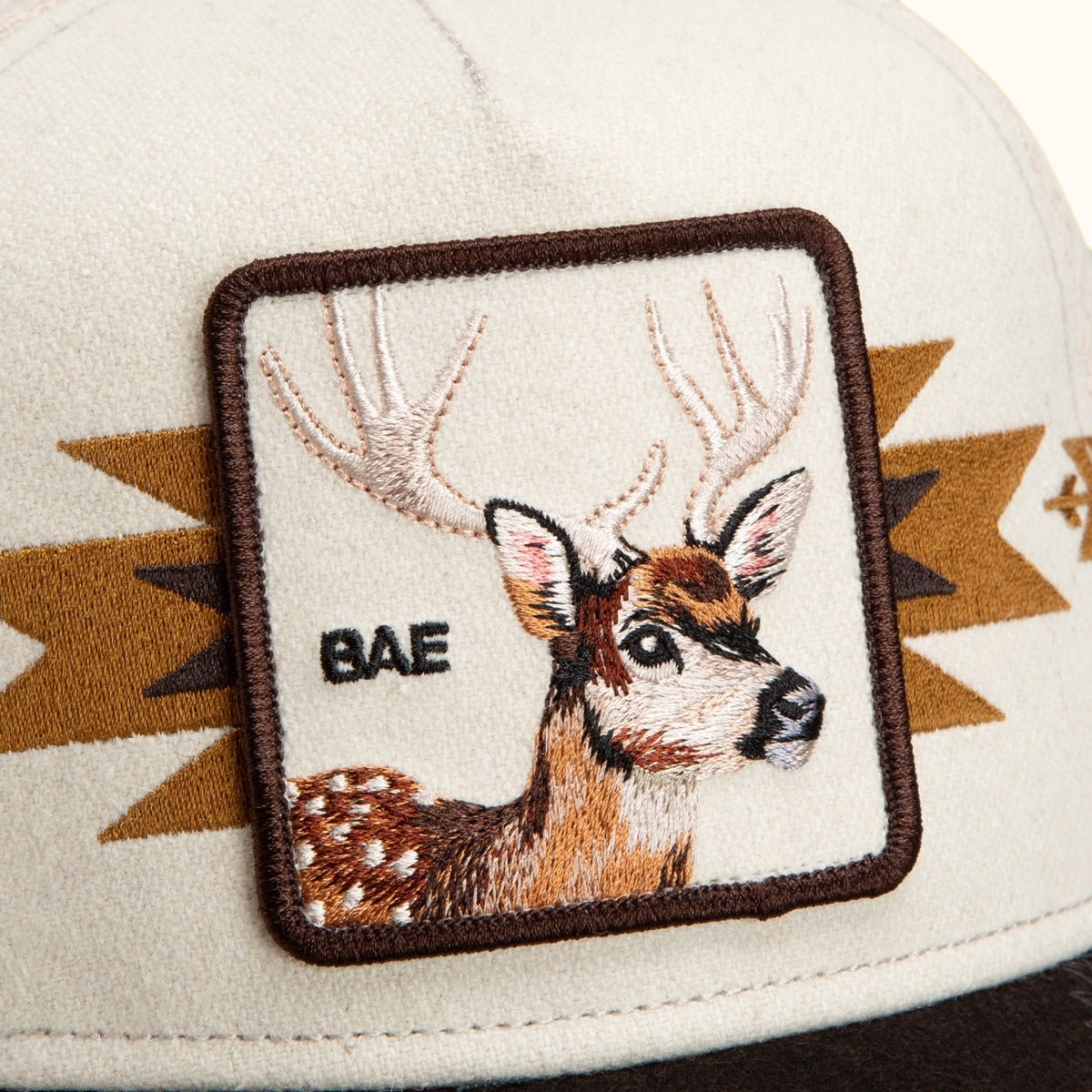 Goorin Bros. Canyon Bae trucker hat patch view
