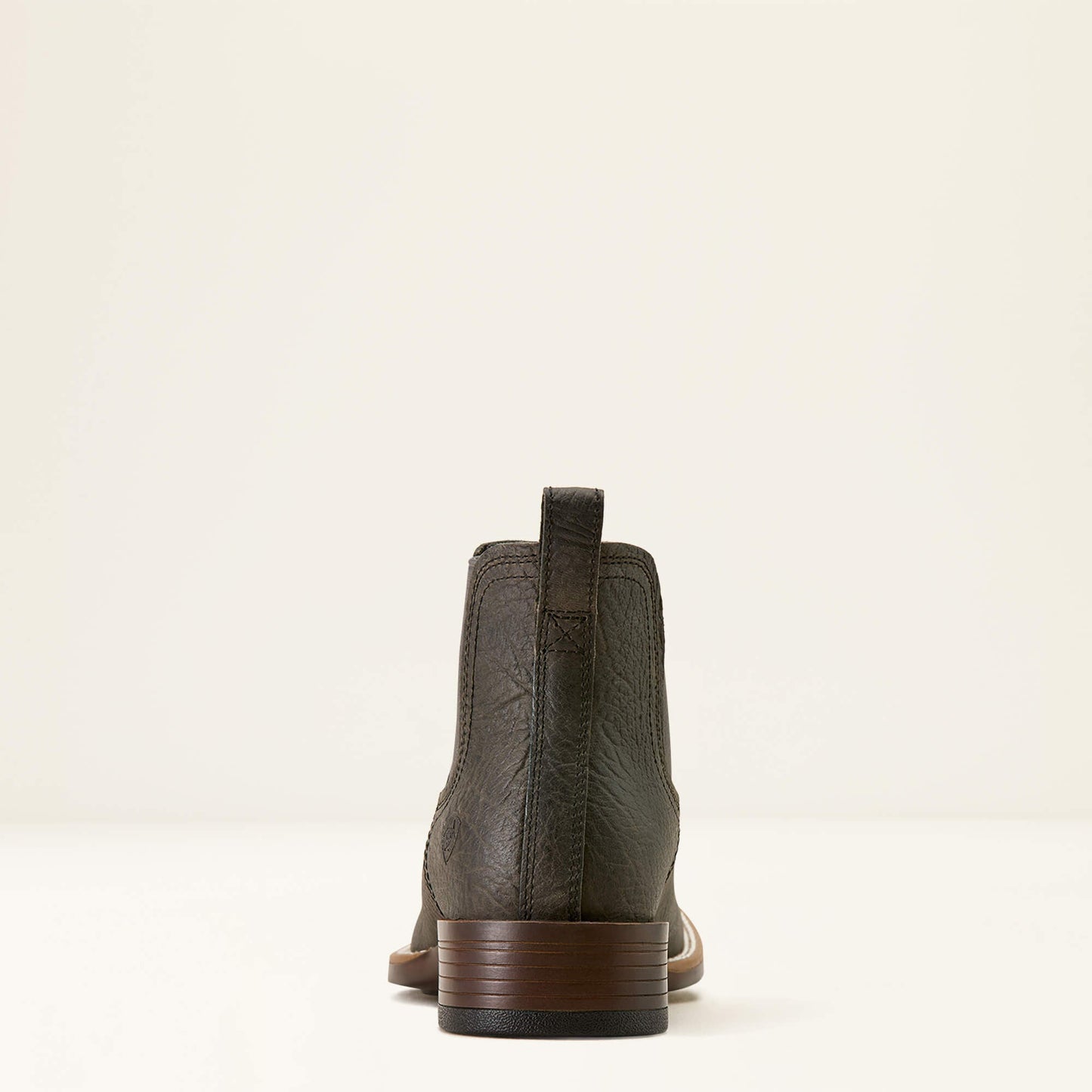 Ariat Booker Chelsea Wide Square Toe Western Boot rear view