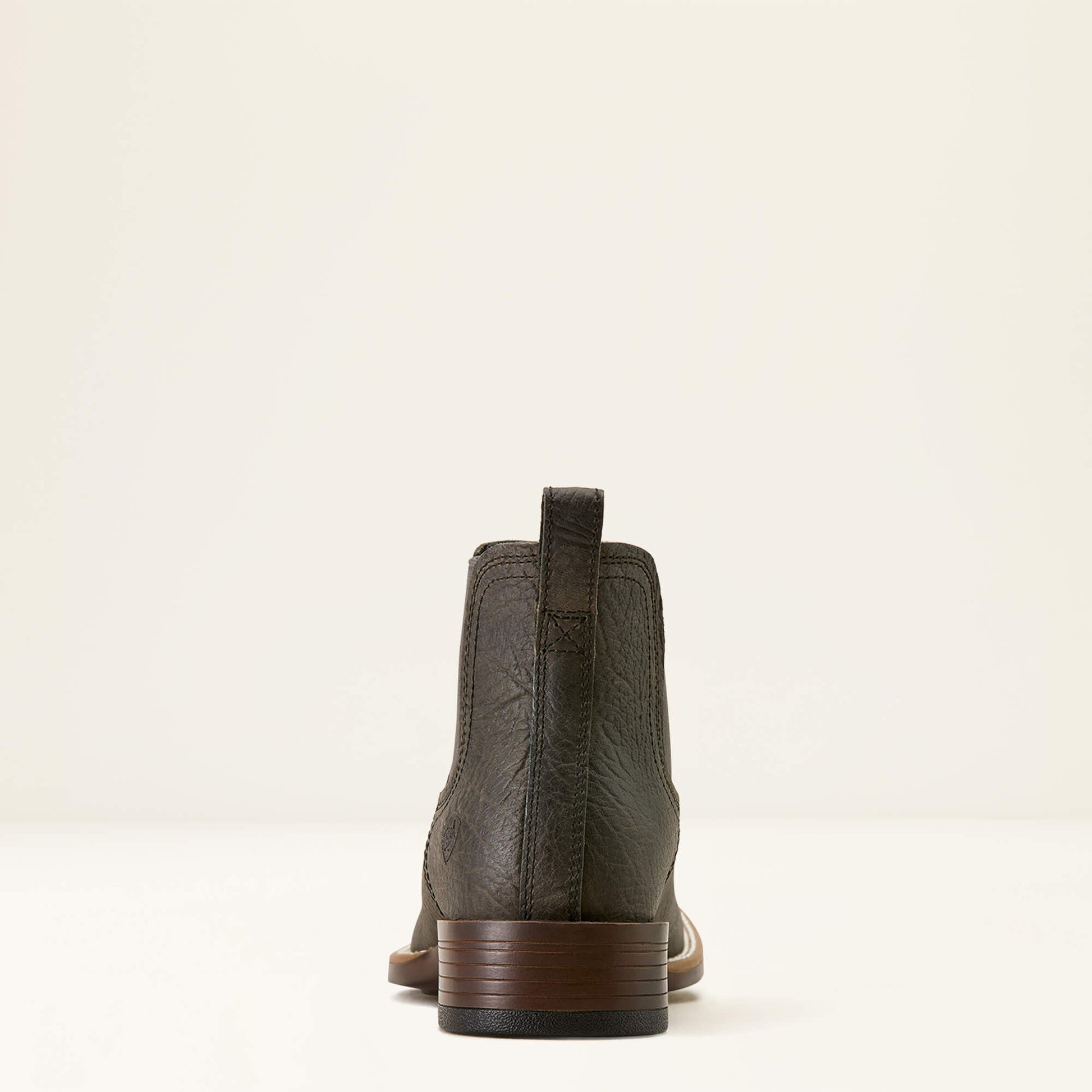 Ariat Booker Chelsea Wide Square Toe Western Boot rear view