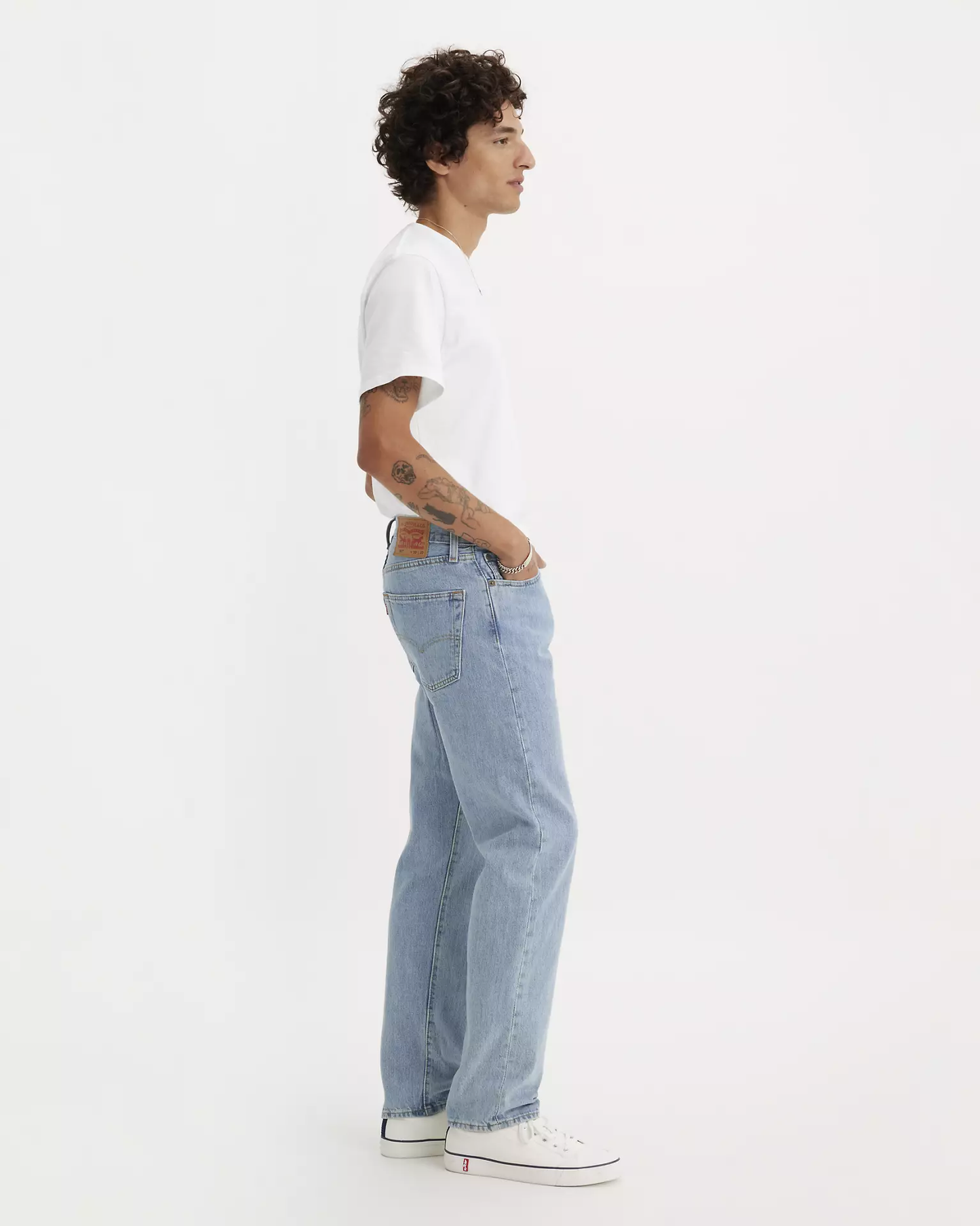 Levi’s 501 Original Fit jeans side profile view