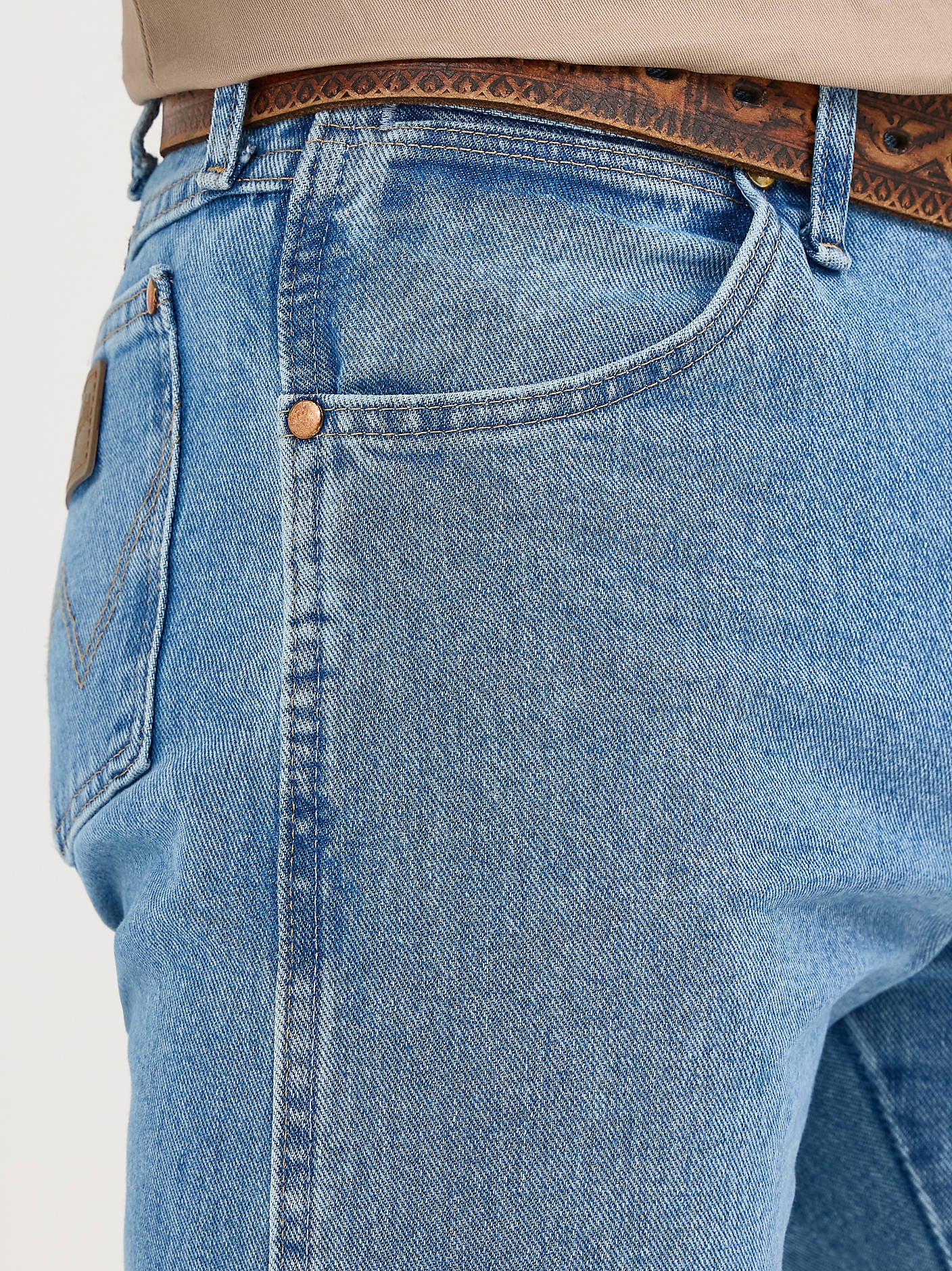 Wrangler Cowboy Cut Original Fit Jean front pocket detail