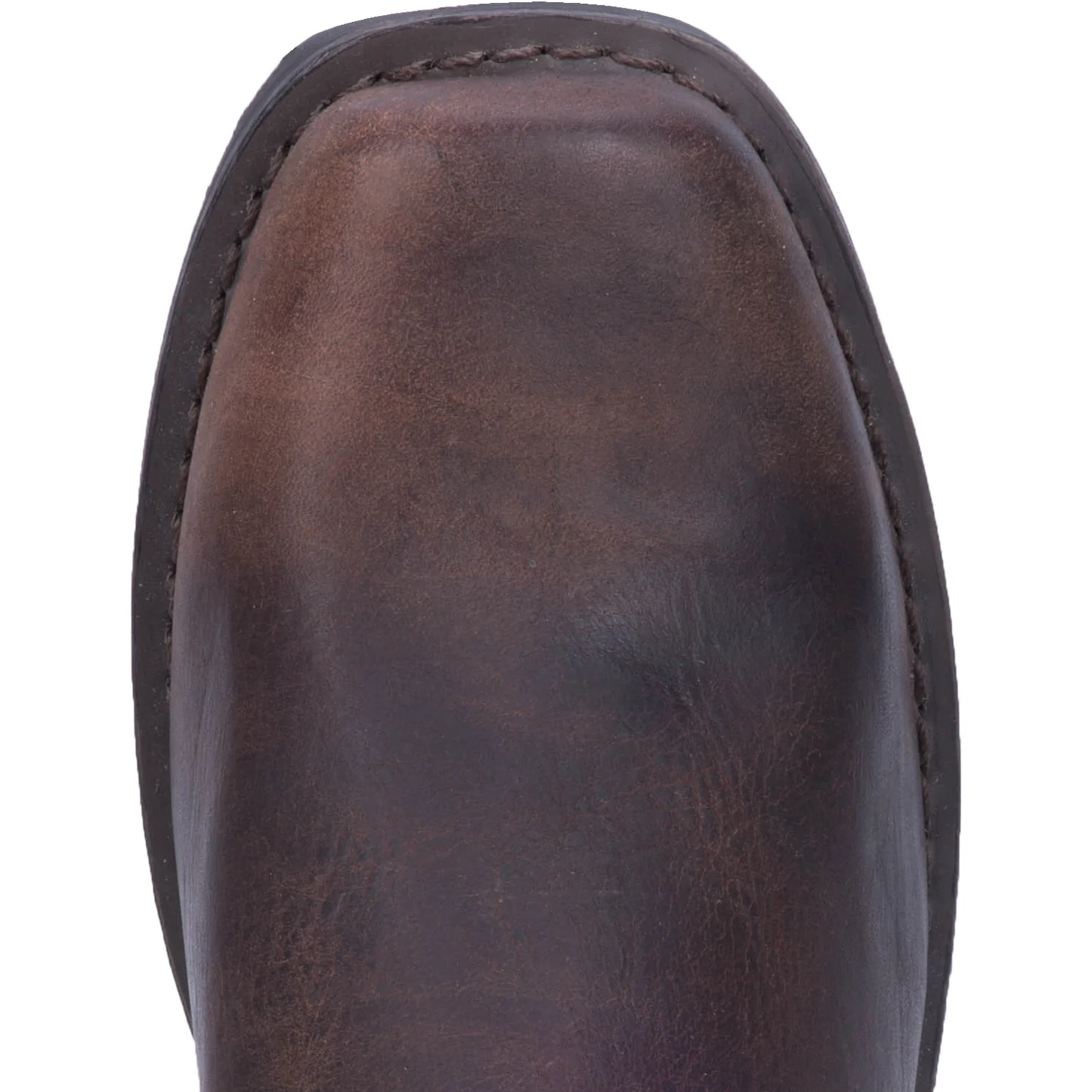 Dingo Dean Leather Harness Boot toe detail