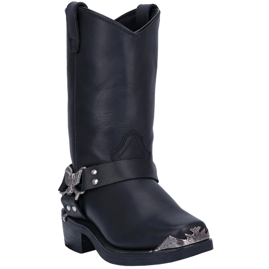 Chopper Leather Harness Boot