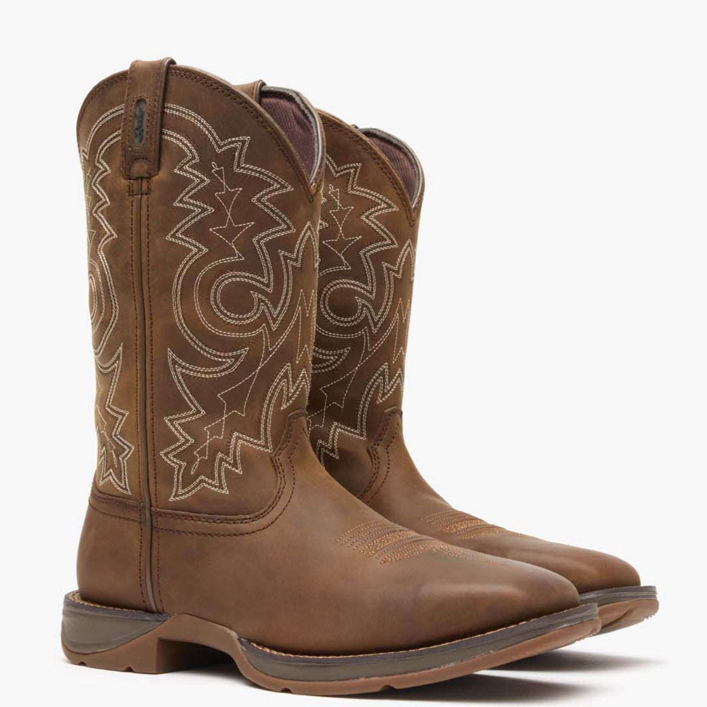 Rebel by Durango western boot pair angled profile