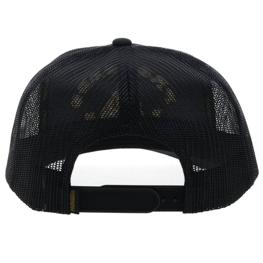 Prorodeo Black Hat W/Gold Logo