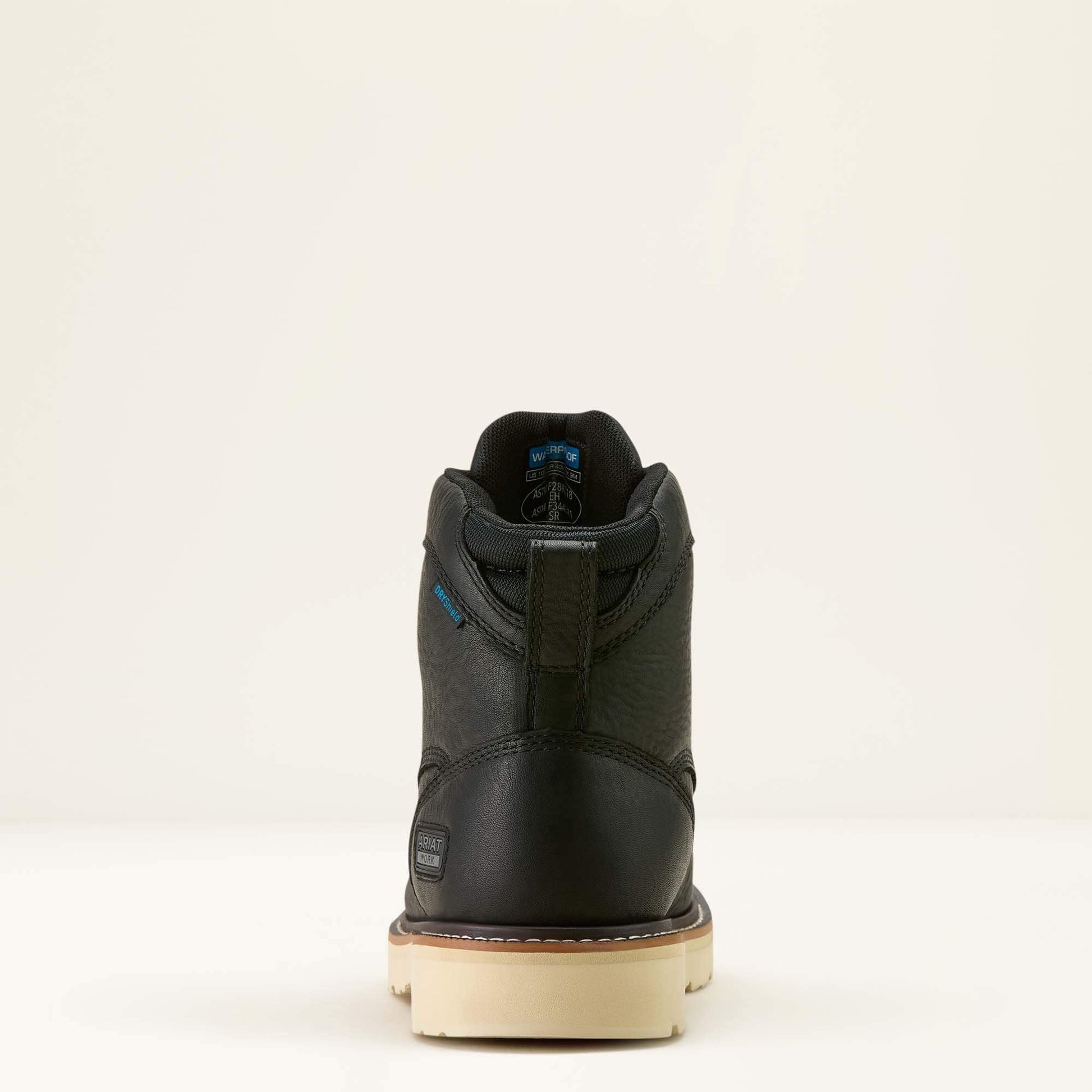 Ariat Rebar Lift Waterproof Boot rear view