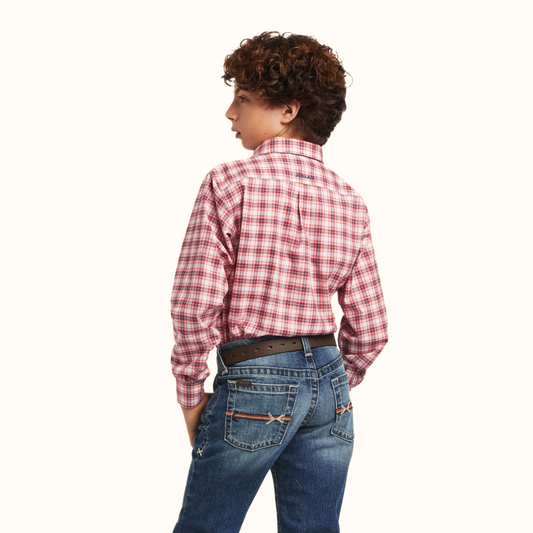 Ariat Pro Series Forrest Stretch Classic Fit Shirt back view