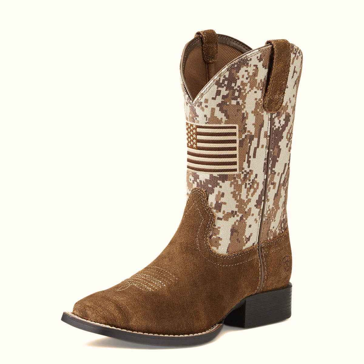 Ariat Patriot Youth Western Boot angle view