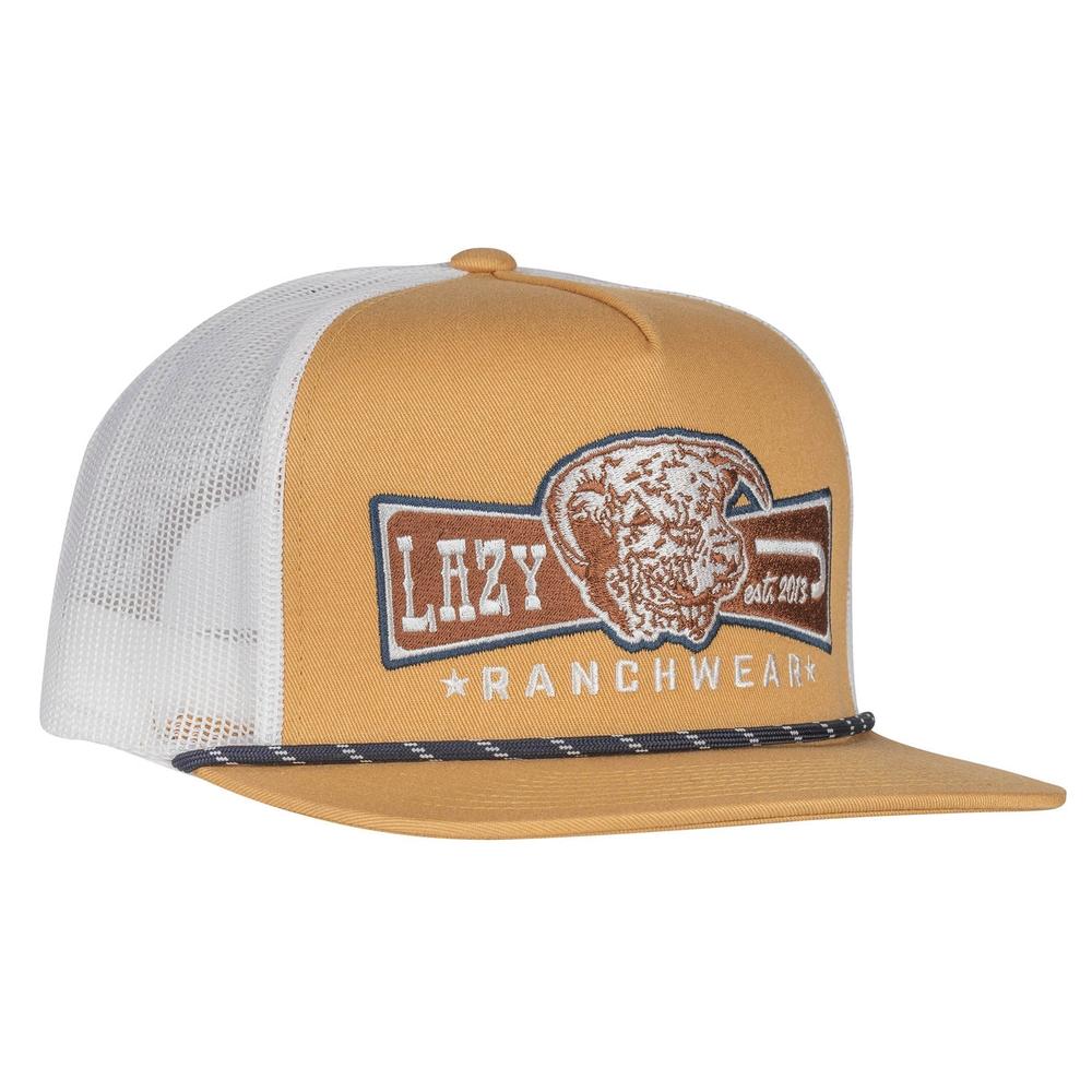 Gorra trucker clásica de soga Lazy J Diamond Banner