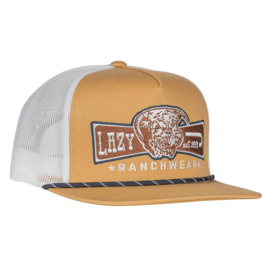 Lazy J Diamond Banner Classic Rope Trucker Hat