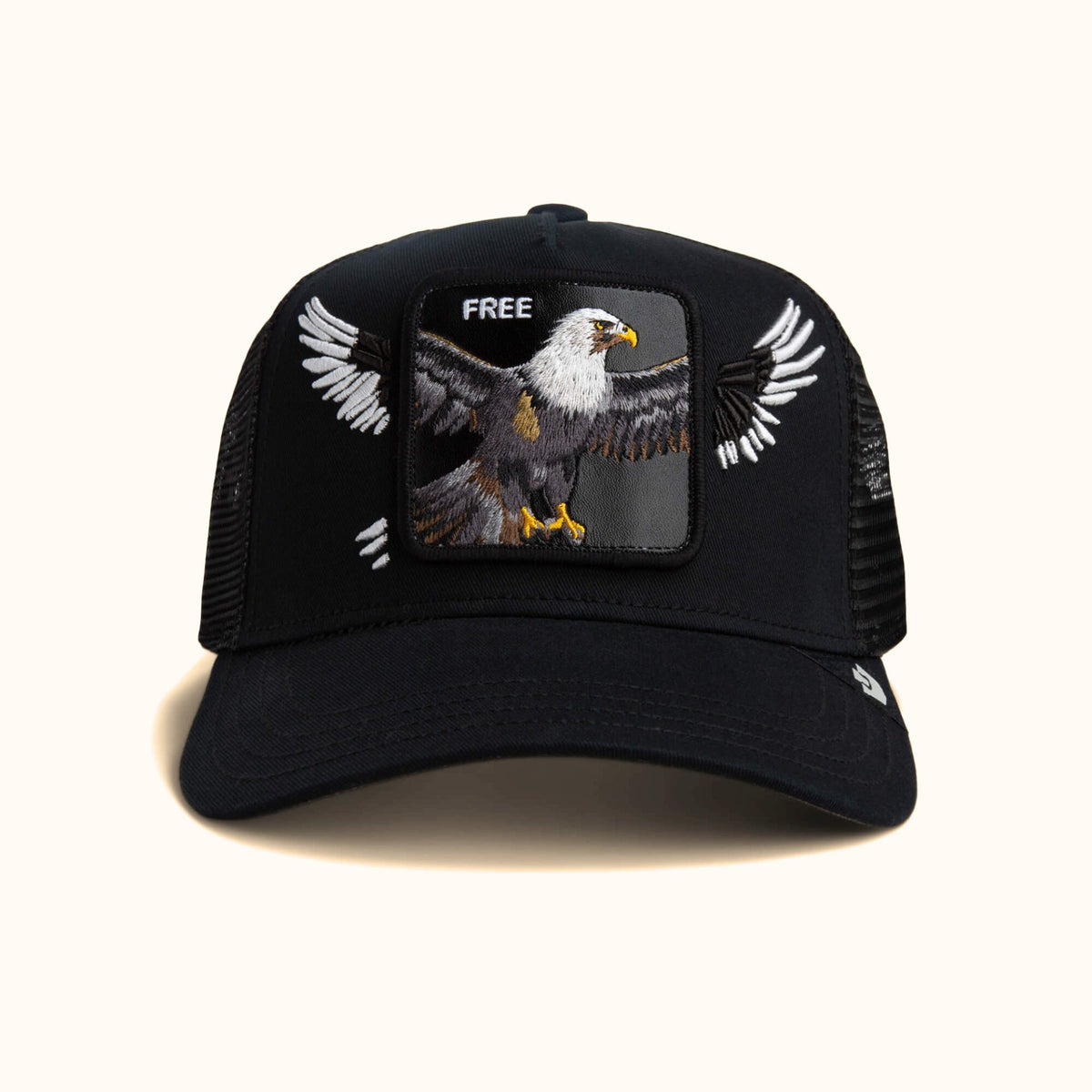 Goorin Bros. Wings Free Eagle Trucker Hat front view