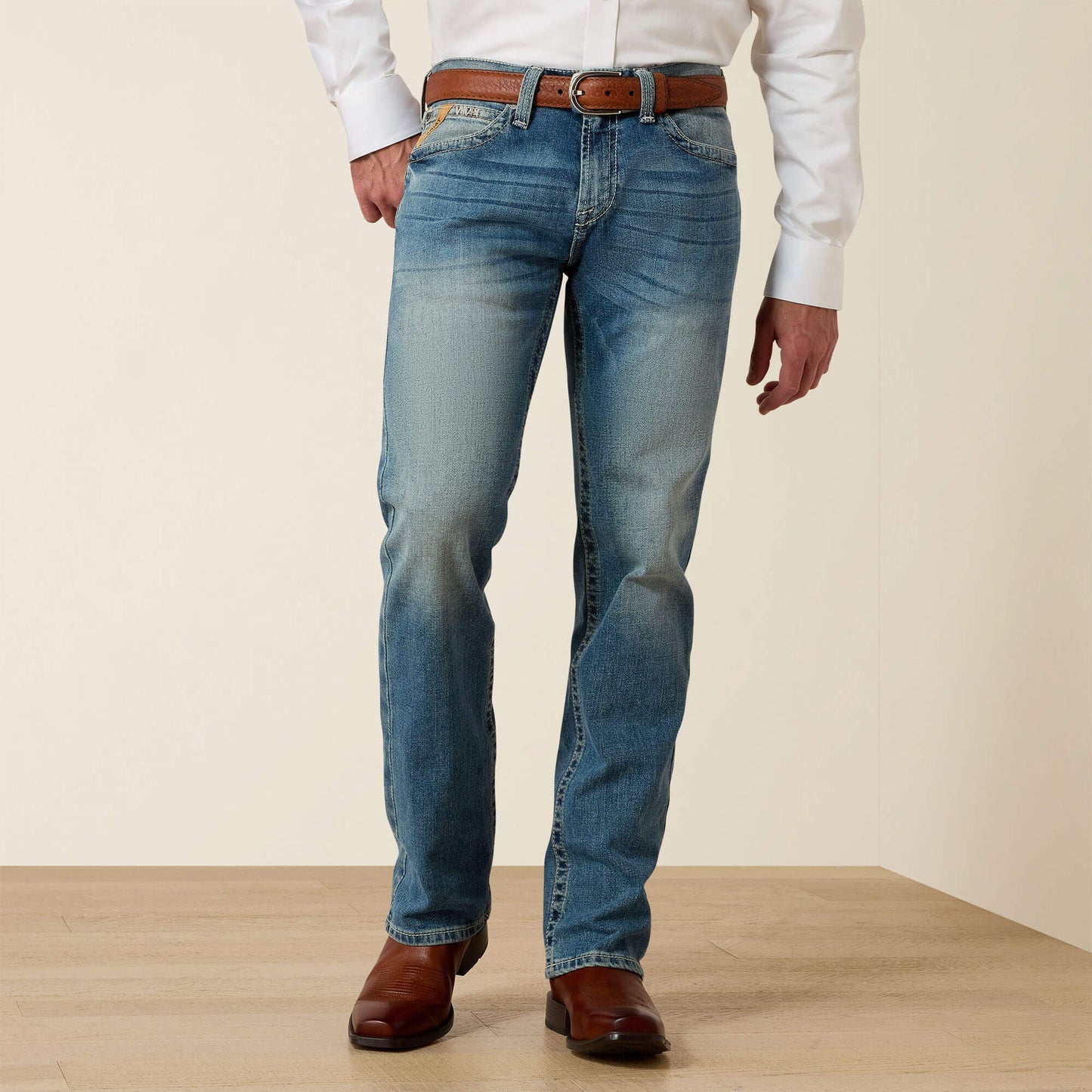 M7 Rocker Stretch Stirling Apilables Jeans de Pierna Recta