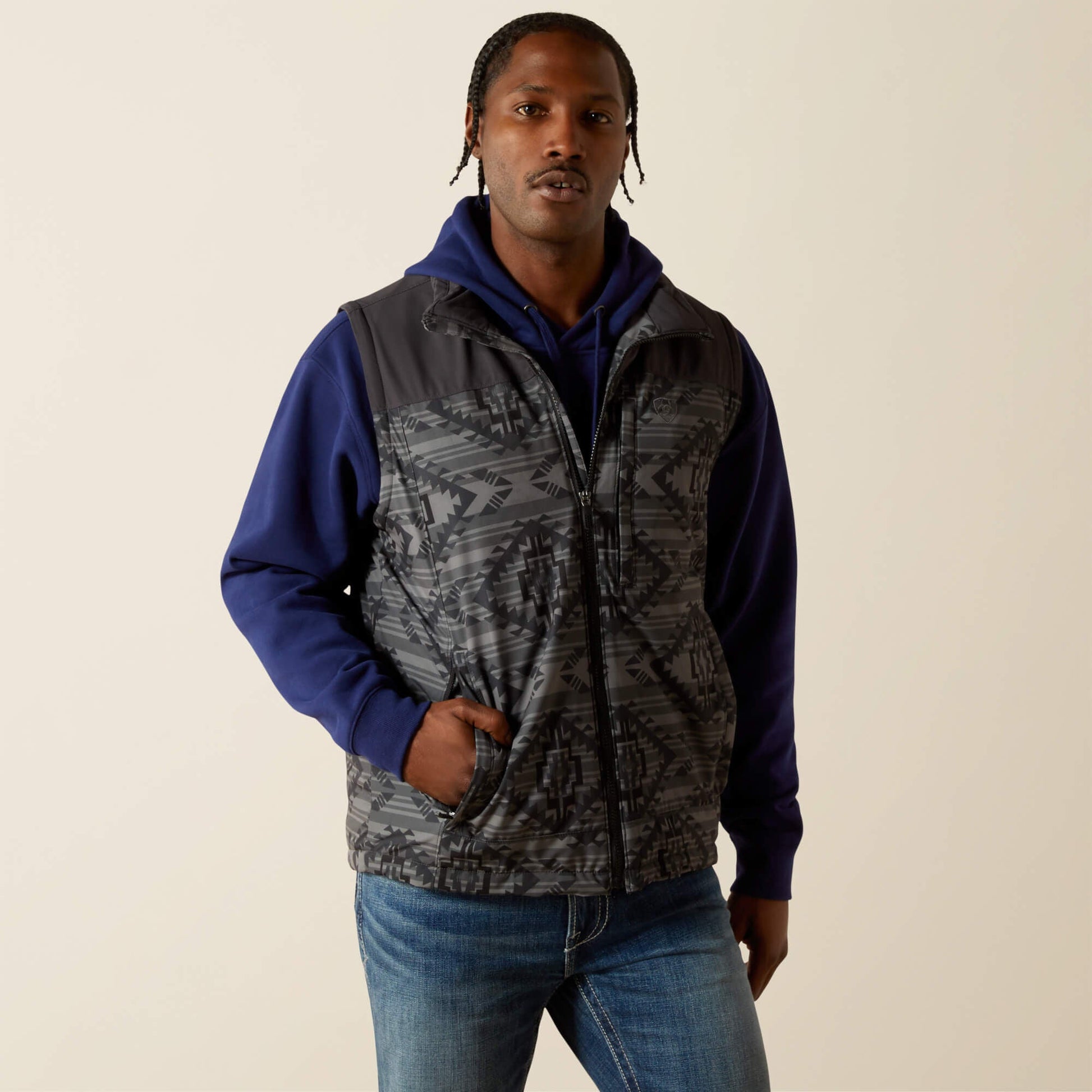 Ariat Pioneer Stretchshell Vest front view