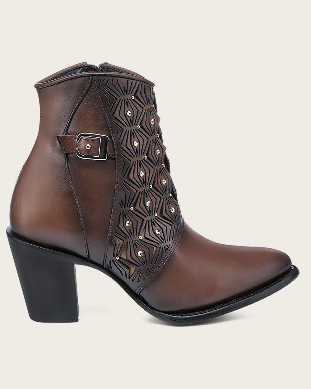 Ankle Artisan Brown Bootie