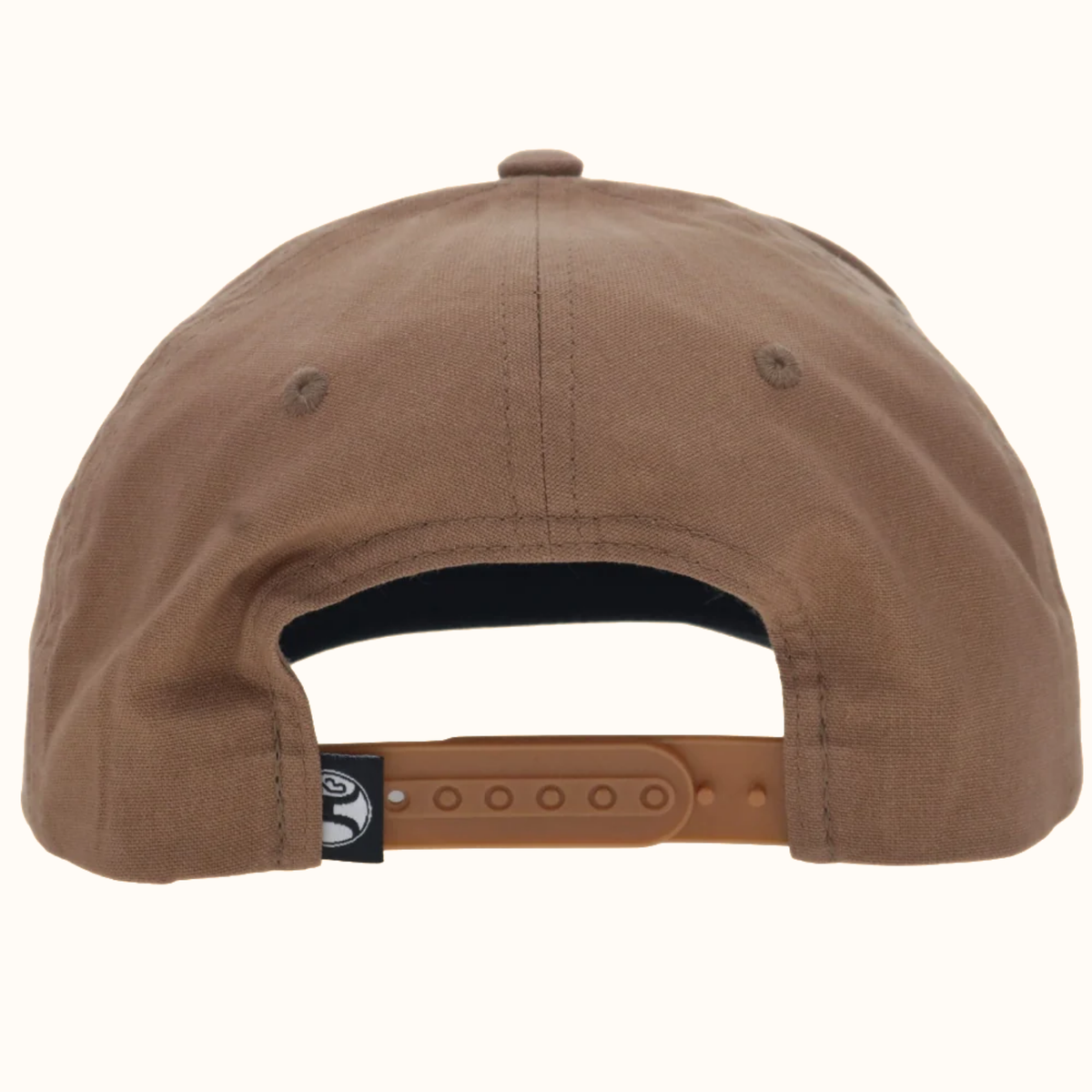 Hooey Walleye Tan Snapback Hat back view