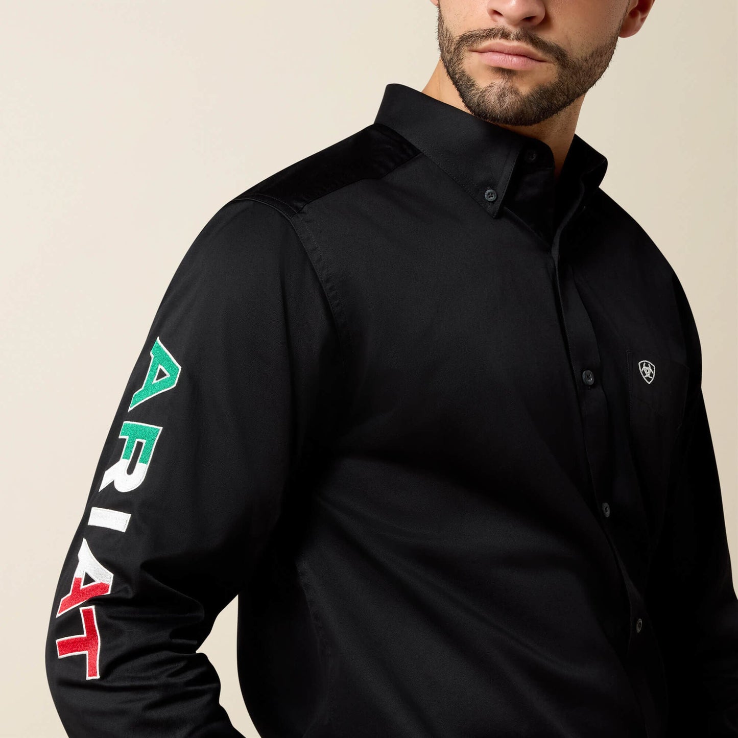 Team Logo Twill Fitted Shirt