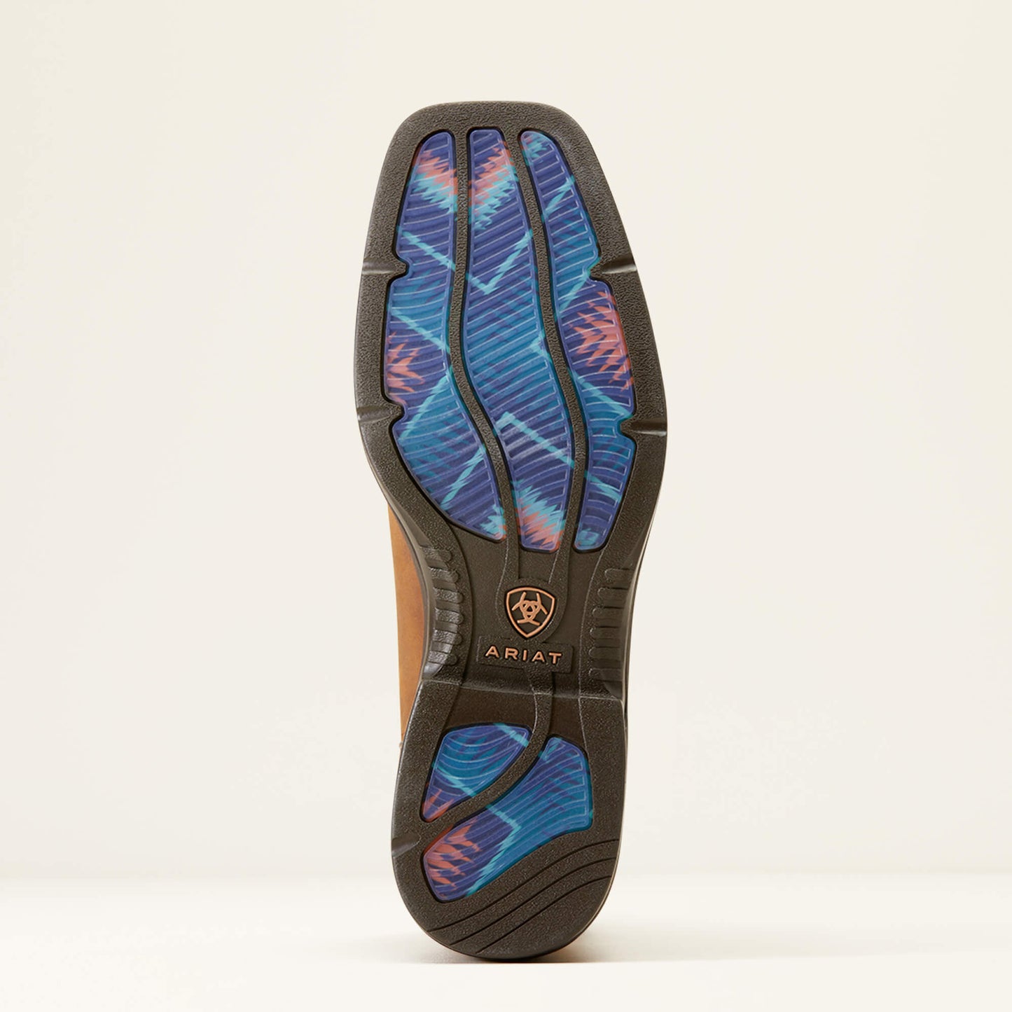 Ariat Ridgeback Brown Cowboy Boot outsole side view
