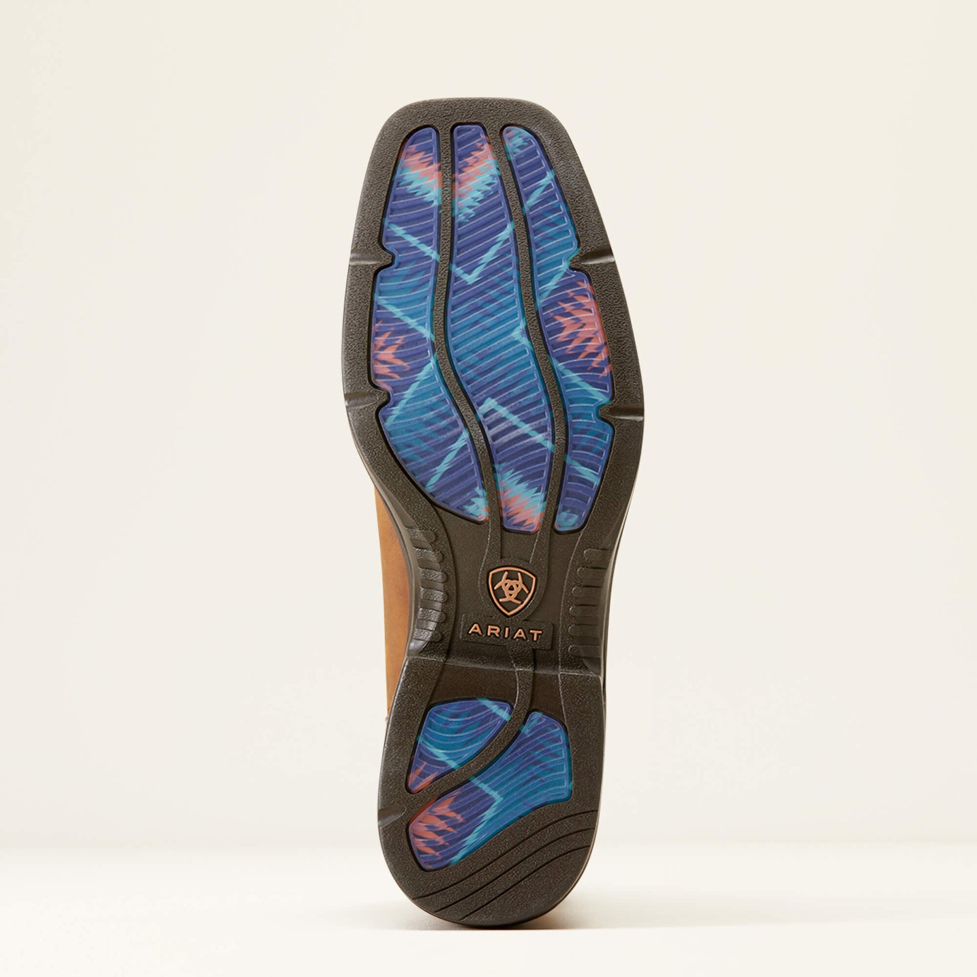 Ariat Ridgeback Brown Cowboy Boot outsole side view