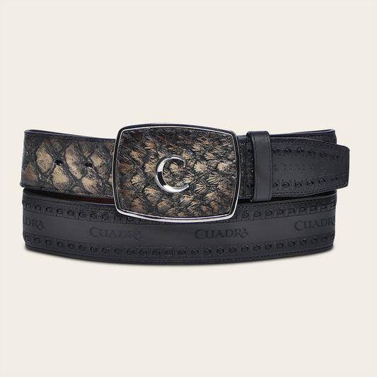 Black And Orix Poisson Rodeo Belt