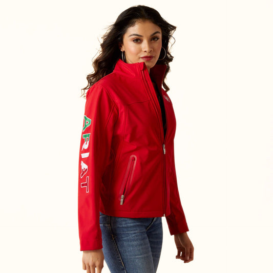 Ariat Mexico Classic Team Softshell Jacket angle view