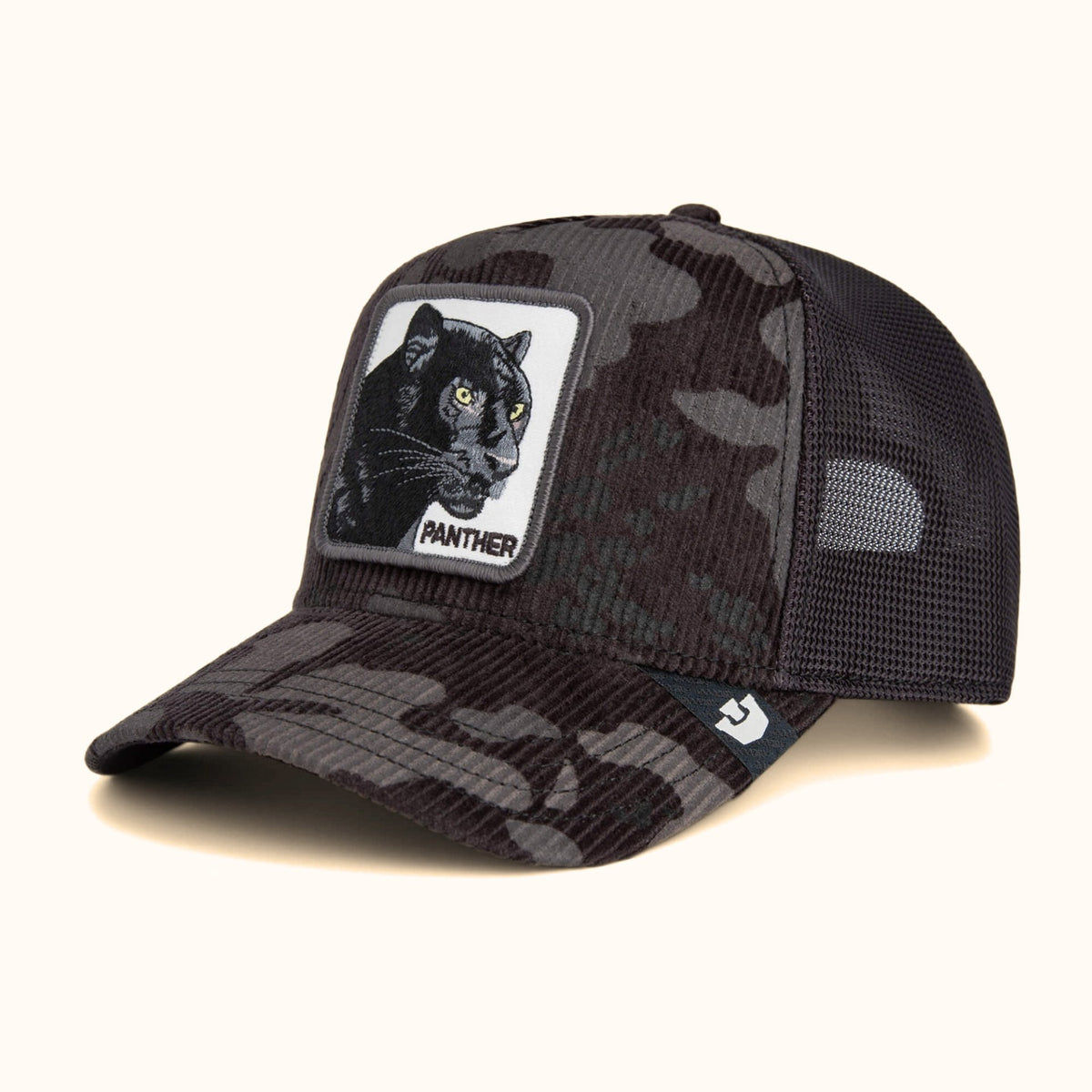 Goorin Bros. Panther Camo Trucker Hat angle view