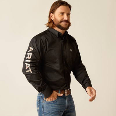 Team Logo Twill Fitted Shirt