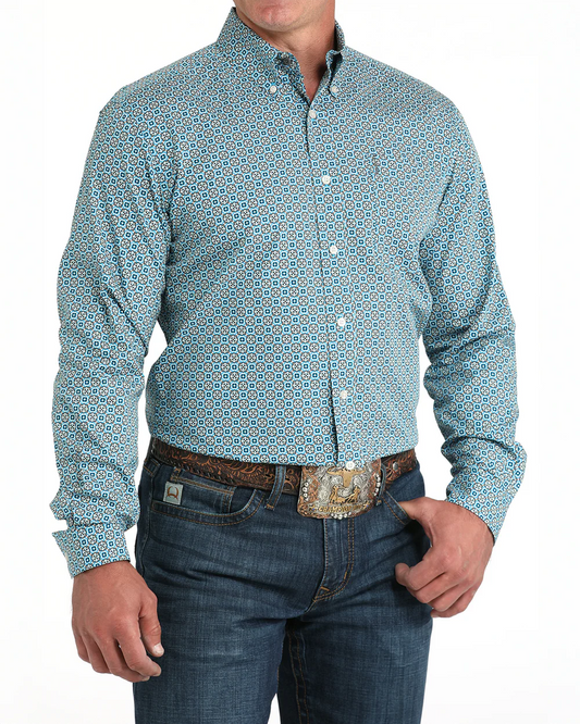 Camisa vaquera de botones de corte moderno