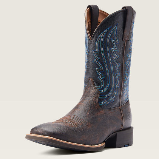 Ariat Sport Big Country Brown Cowboy Boot angle side profile