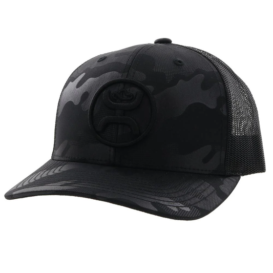 O Classic Hooey Black Camo Hat