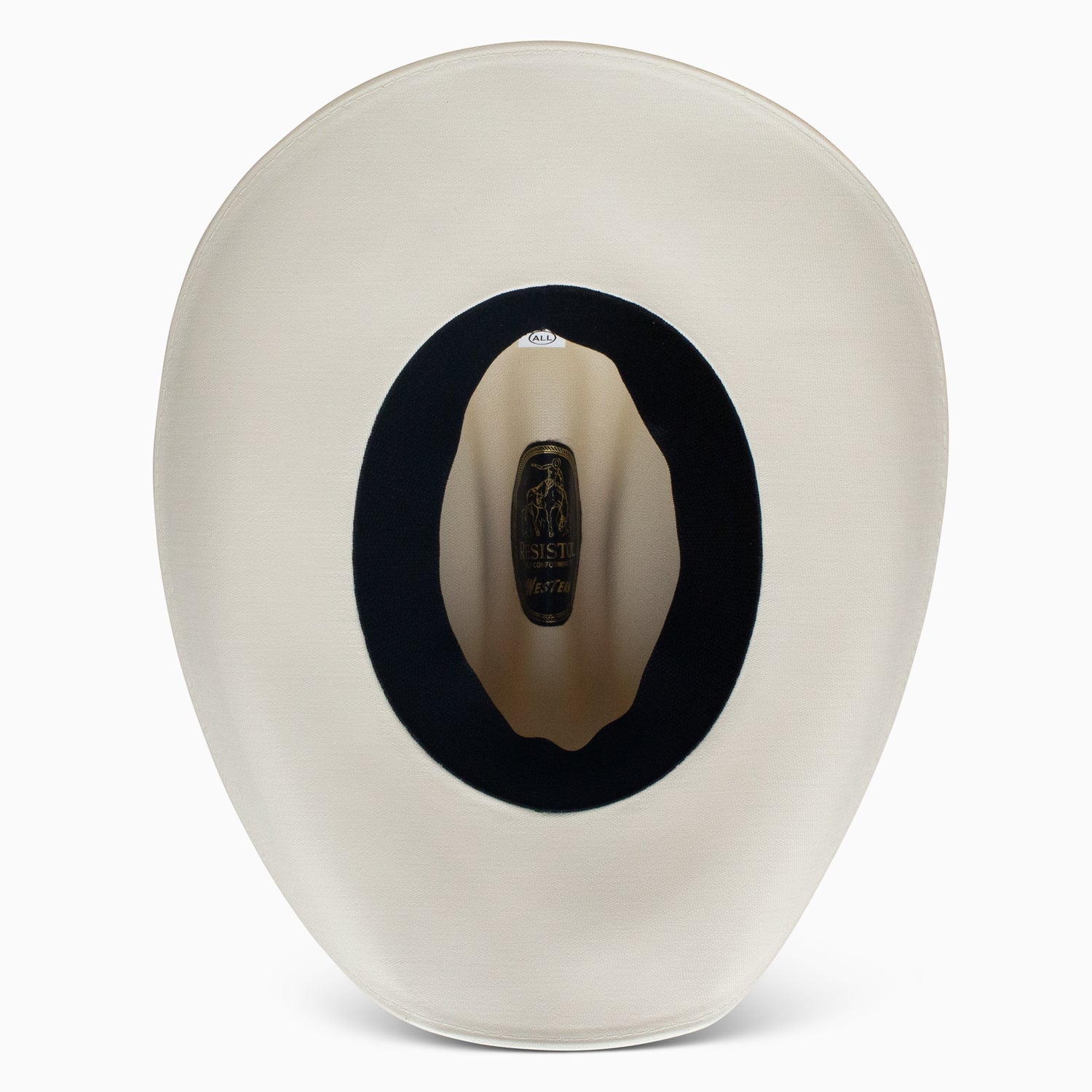 Resistol Cantrell Cowboy Hat Beige interior view
