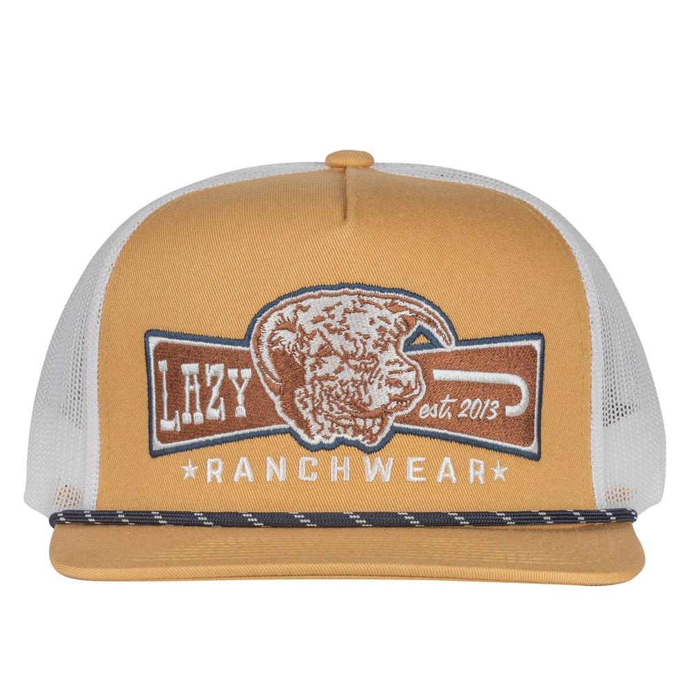 Gorra trucker clásica de soga Lazy J Diamond Banner