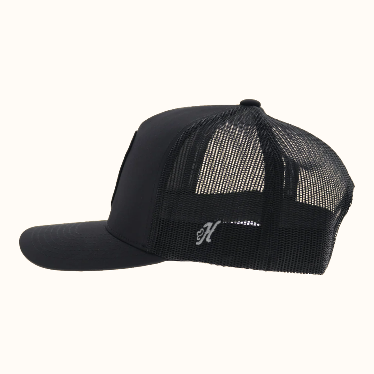 Hooey Cheyenne Trucker Hat black side view